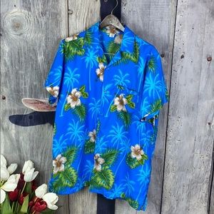 V.H.O. Hawaiian Shirt Men Size Large